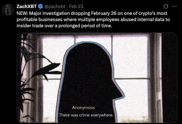 He did not name the company. He just said the article was coming.