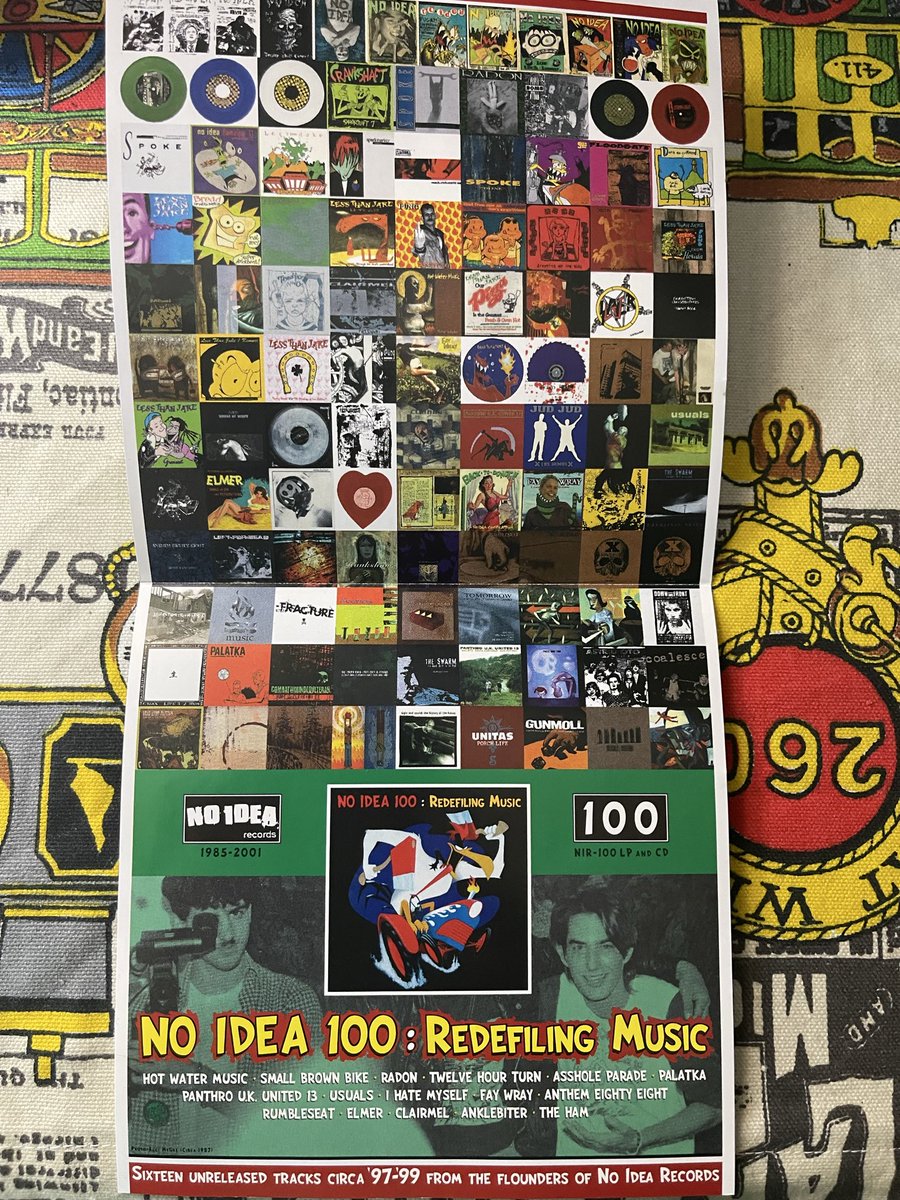 This weekend is for a comp in celebration getting some I Hate Myself tapes. A cd of No Idea Records artists IHM, Small Brown Bike, Hot Water Music etc covering artists  from Morrissey, Springsteen, the Lemonheads and Galaxie 500. No Idea Records- No Idea 100: Redefiling Music