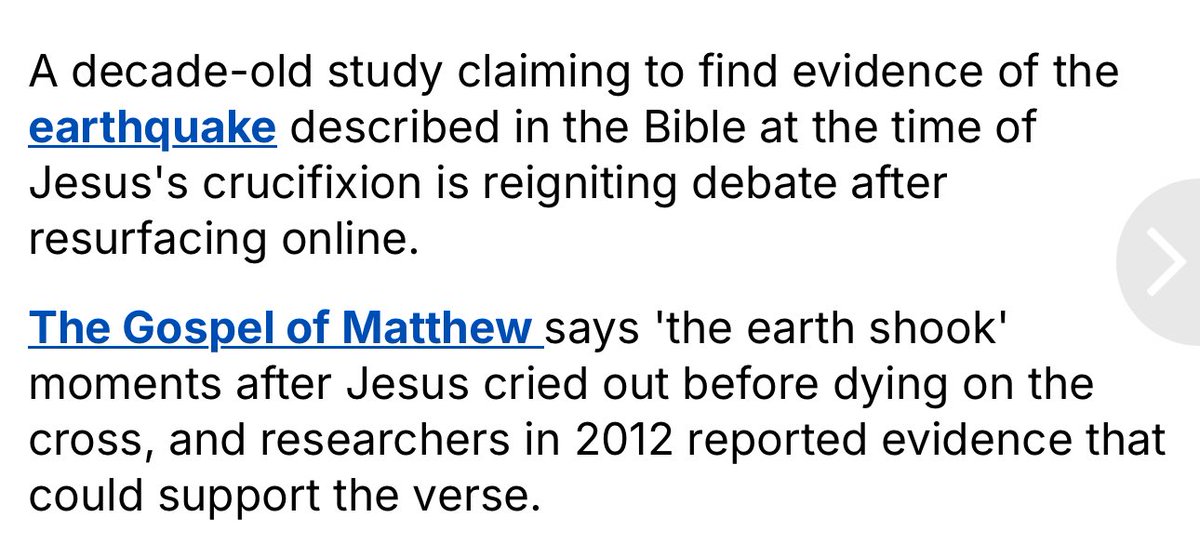 NEW: Scientists confirm biblical earthquake that 'shook the earth' during Jesus' crucifixion, Daily Mail reports citing a study