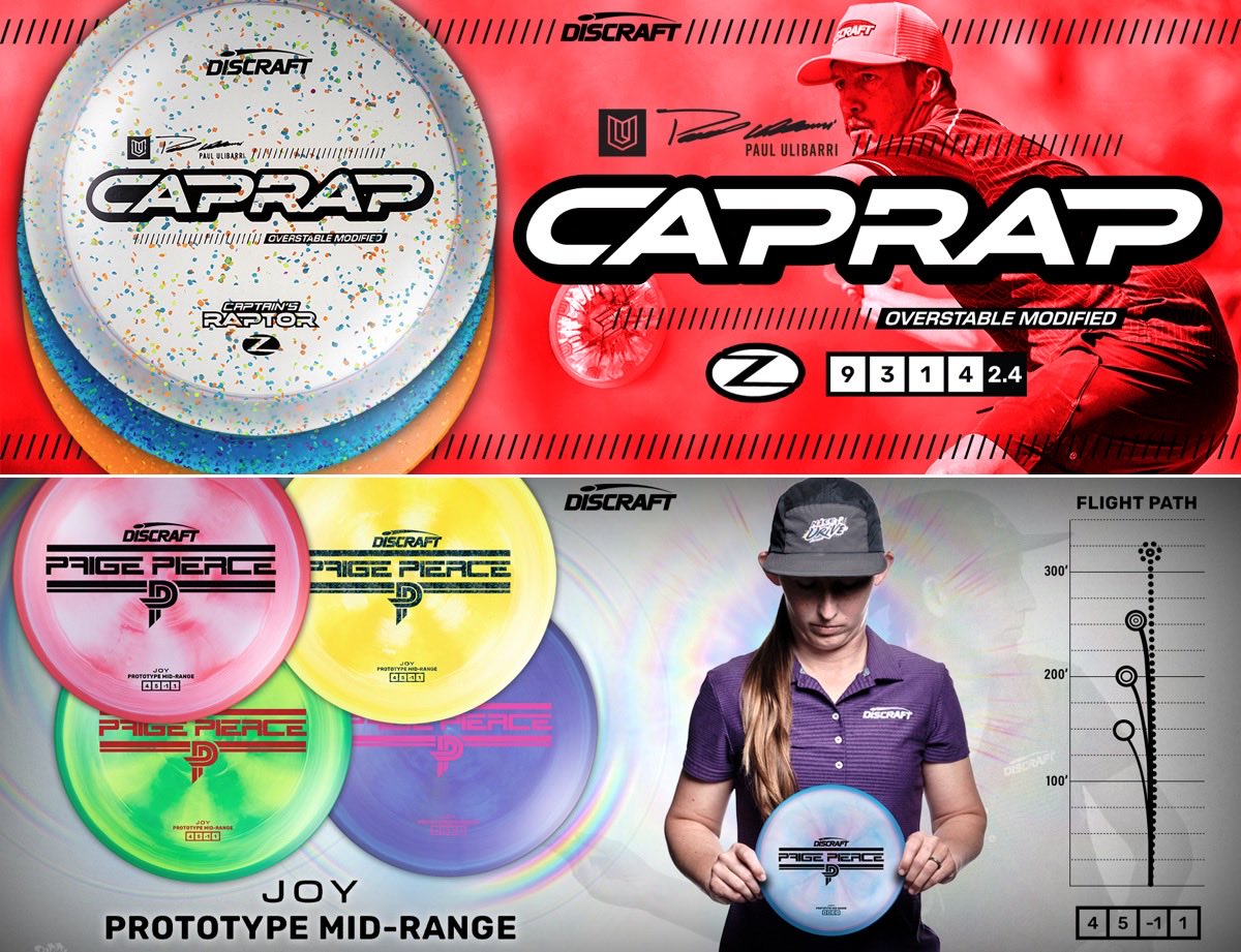 New <a href="/DiscraftDG/">Discraft Disc Golf</a> drop at Daddy Disc Golf tonight at Midnight, 2/27! 

-2026 Paul Ulibarri Z Confetti Captain’s Raptor  

-Prototype Paige Pierce ESP Joy 🤩 

daddydiscgolf.com/collections/di…