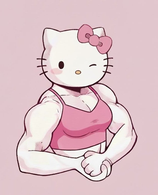 a june sendo a personificação dessa hello kitty