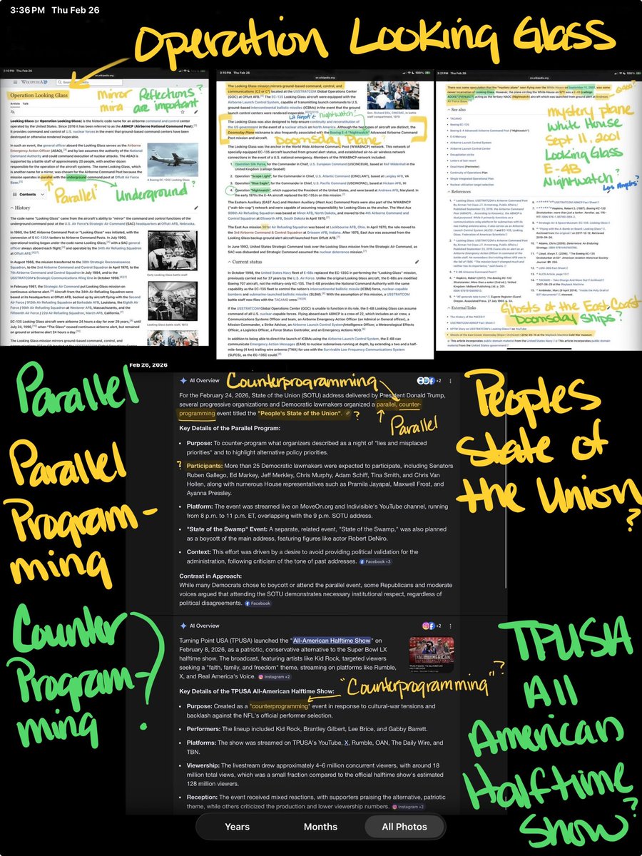 JazzyJwelzXX's tweet photo. 🍊🇺🇸✨PARADEs or restraints?
Shadow brokers
March 11
3.11
Operation Looking Glass https://t.co/QfqaL7h3Vm
Mirror
Mira
Reflections are important https://t.co/AIZ3fNyJT2 profile-looking glass
Pick UP your phone 
PARALLEL-underground 
Doomsday Plane ✈️ Nightwatch-LAX🤔 https://t.co/O4BtQUyaoY
Mystery plane ✈️ 
White House
September 11,2001
Looking Glass
E-4B-Nightwatch
Ghosts of the East Coast-Doomsday ships🤔
301-scary US Military https://t.co/NDjv1VB3Ov
Parallel programming-counter programming
SOTU<>Peoples State Of The Union
Superbowl<>TPUSA All American Halftime Show 
A parade that will never be forgotten 
Hawaii-accidental missile🤔 https://t.co/ngKnYgJHkz Snowden-Russia🤔
Beer 🍺 CORONAdo-Navy-Seals-Sea Dogs-San Diego https://t.co/rbFuhNBzbU
Seychelles 
Beer for my horses 🐴 https://t.co/TnvChDzHWc Revelations  🤔
3
Arizona-Rangers🤔
@realErikDPrince 
@kadmitriev 
Wait until you learn who has been talking to you here
@POTUS 
@realDonaldTrump 
@Scavino47