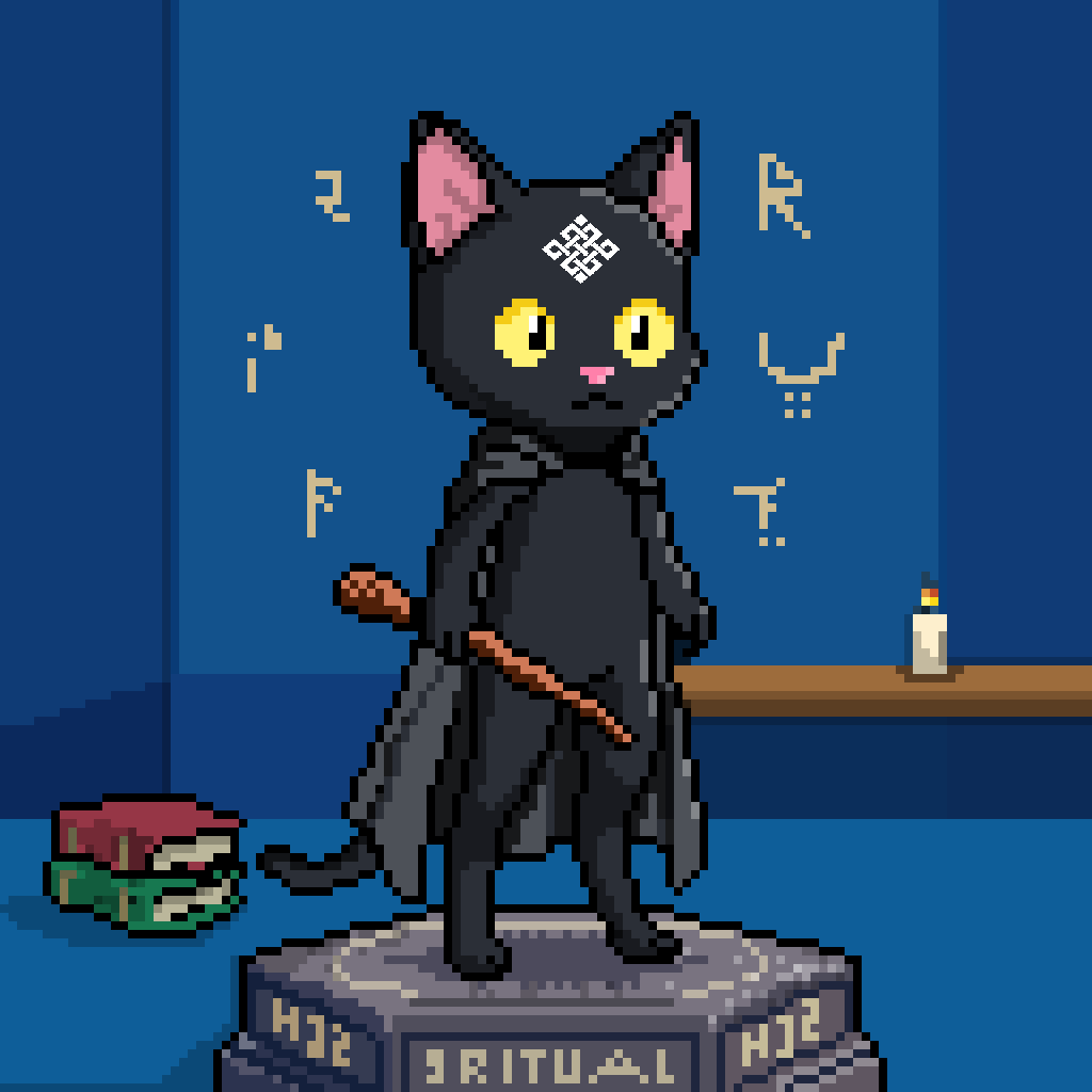 0x62Burger's tweet photo. gRitual a new apprentice enters the Ritual 🔮 Ready to learn the arcane arts of on-chain AI 🐱
@ritualnet https://t.co/8FGnoPdAk0