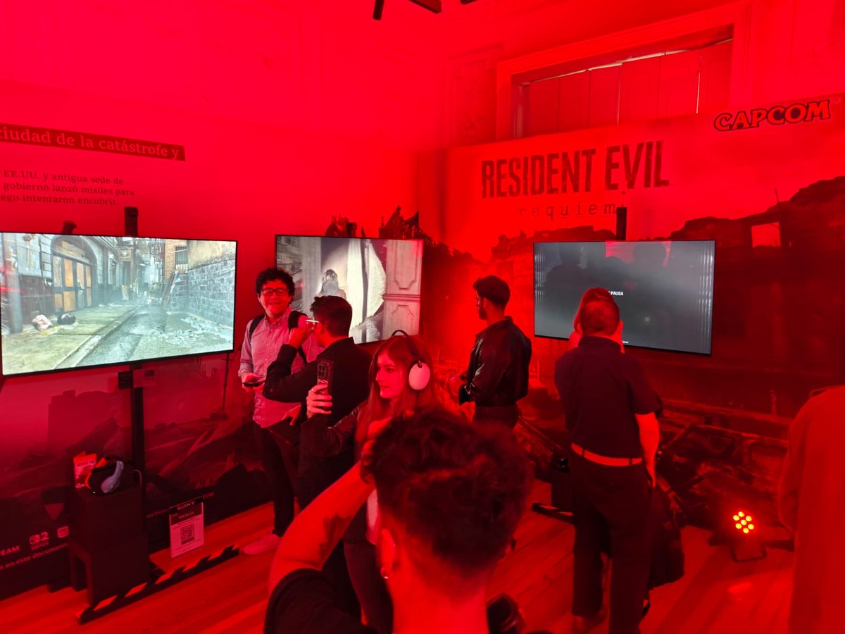 Banda, el día de hoy, <a href="/CapcomLatam/">Capcom LATAM</a> amablemente nos invitó al evento de celebración del estreno de #ResidentEvilRequiem ¡Nos la pasamos súper bomba jugando, tomándonos fotos y platicando con amigos!