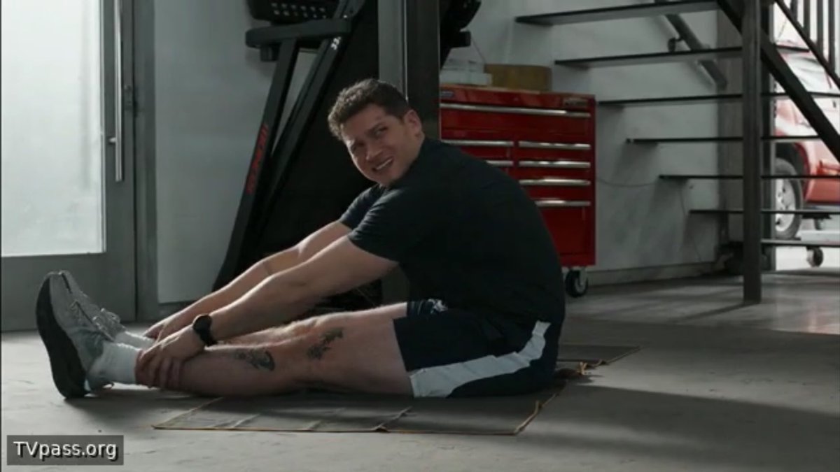 HIS THIGHS AND TATTOOS JESUS CHRIST