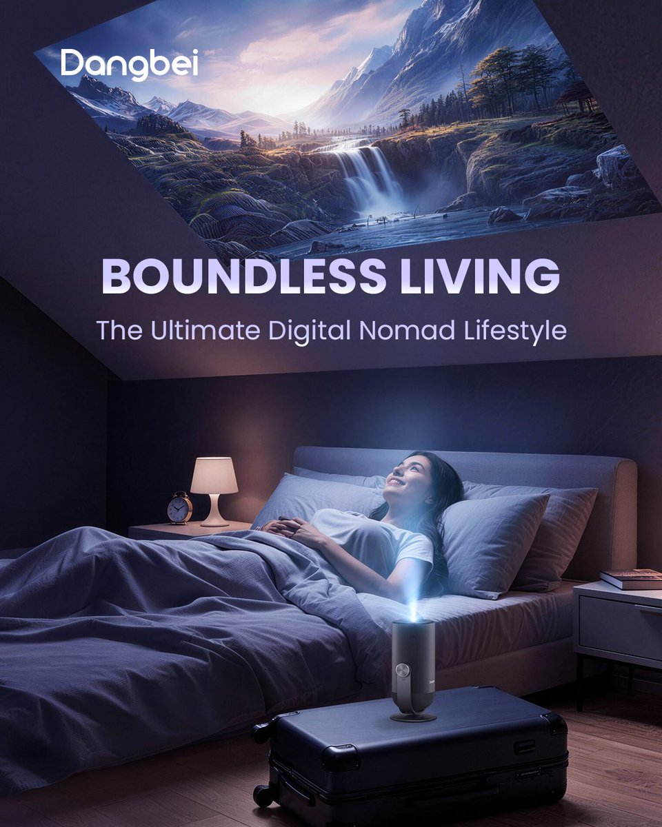 Take your big screen on the road!
#Dangbei #4KLaserProjector 
#MiniProjector
#ProjectorLife
#HomeCinema
#CinemaAnywhere
#BigScreenExperience