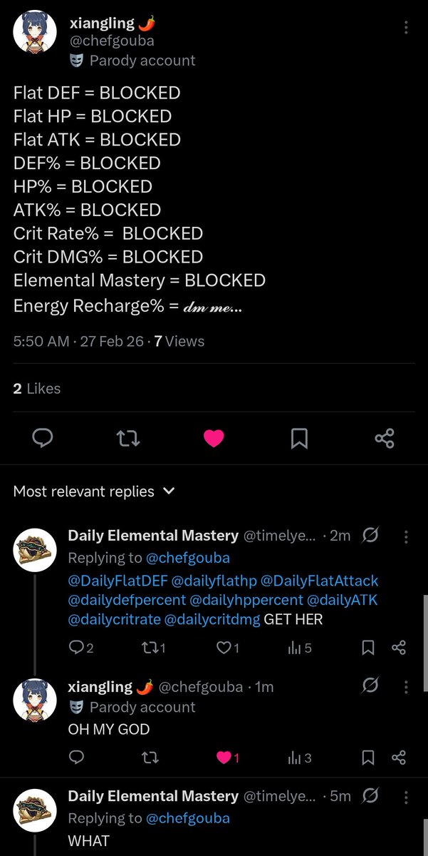 Daily Elemental Mastery tweet media