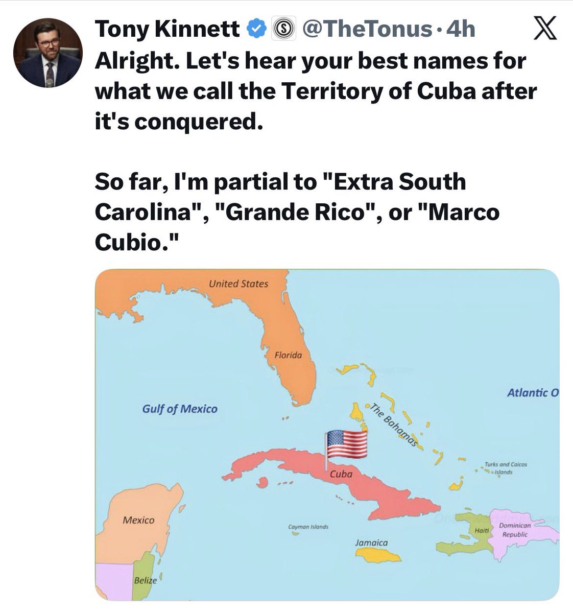 phredzan's tweet image. I’m good with Marco Cubio, but I don’t want Phil Collin’s anywhere their national anthem. 🇺🇸✌️