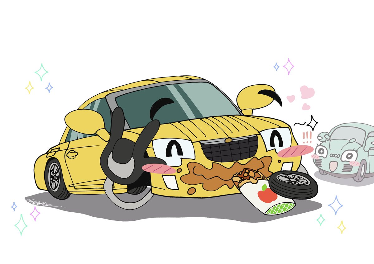Yawning and Apple Pie 🥱🍎🥧✨️
#CarVerse