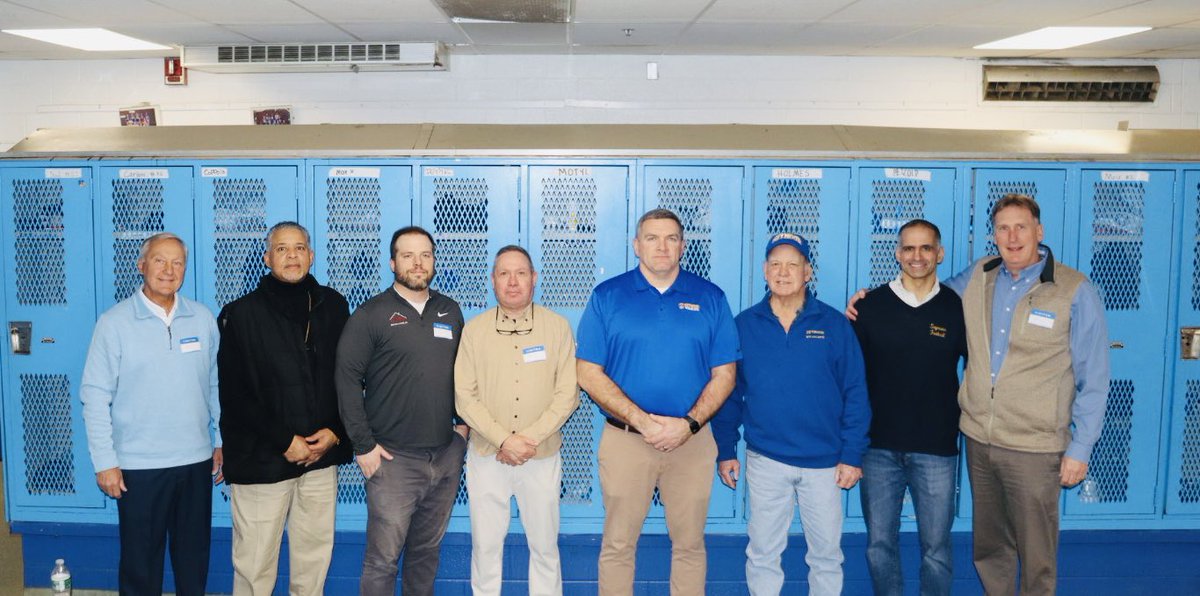 NFP_CTEast's tweet photo. Took a trip down Route 8 to visit Wildcat Country! We can’t wait to celebrate our 2025 Lifetime Achievement Award Winner Paul Sponheimer at the 18th Annual @WalterCampFF Breakfast of Champions on March 14th! A true legacy of excellence! @SeymourFootball @CelebrateCoach https://t.co/1d48MUwitH