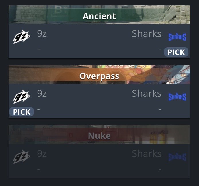 9zMoments's tweet photo. ¡TENEMOS MAPAS!
Ahora @9zTeam se enfrenta a #Sharks en busca de la final del upper de la BetBoom donde ya espera RED Canids.
🖥️🟢 https://t.co/2U7tP2rKRw @luchoforg1
#TodoVioleta #Vamos9z #Go9z #9zTeam #Cs2 https://t.co/JA4XFMDewg