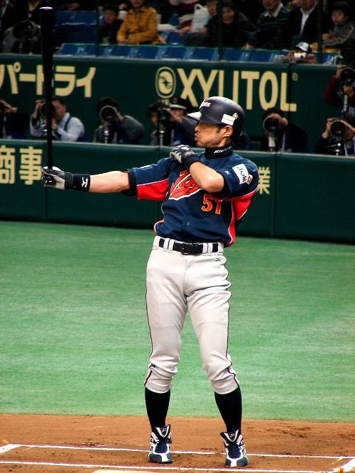 2006WBCのイチローさんで出てほしい 2009のセンター前ヒットの印象強い