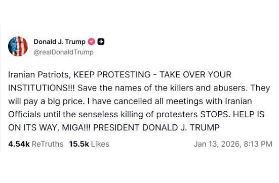 We didn’t lose thousands of our people just to give the U.S. leverage to negotiate uranium enrichment with Iran. If <a href="/POTUS/">President Donald J. Trump</a> makes any deal with the Islamic Republic regime that prolongs its rule, it will go down as one of the greatest betrayals of the Iranian people in our
