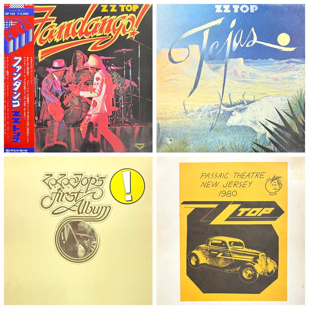 NEW ARRIVAL】 ZZ TOPのレコードが入荷しましたー！ 朝からご機嫌です