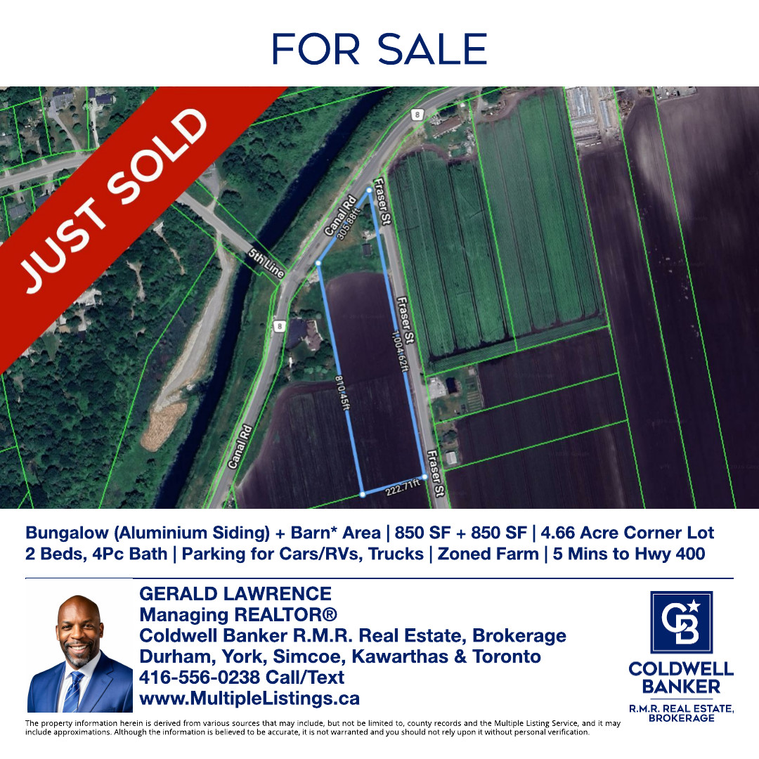 GQToronto's tweet photo. Sellers, Take Note

Another rural success story! This Bradford acreage with farm potential is officially SOLD.

If you own land, a farm, or rural property, this could be your opportunity.

Get your FREE Market Value now:
👉 https://t.co/HCCh1ZWp8J
#YorkDurhamHomes #CBRMR https://t.co/1hY6A0BMwL