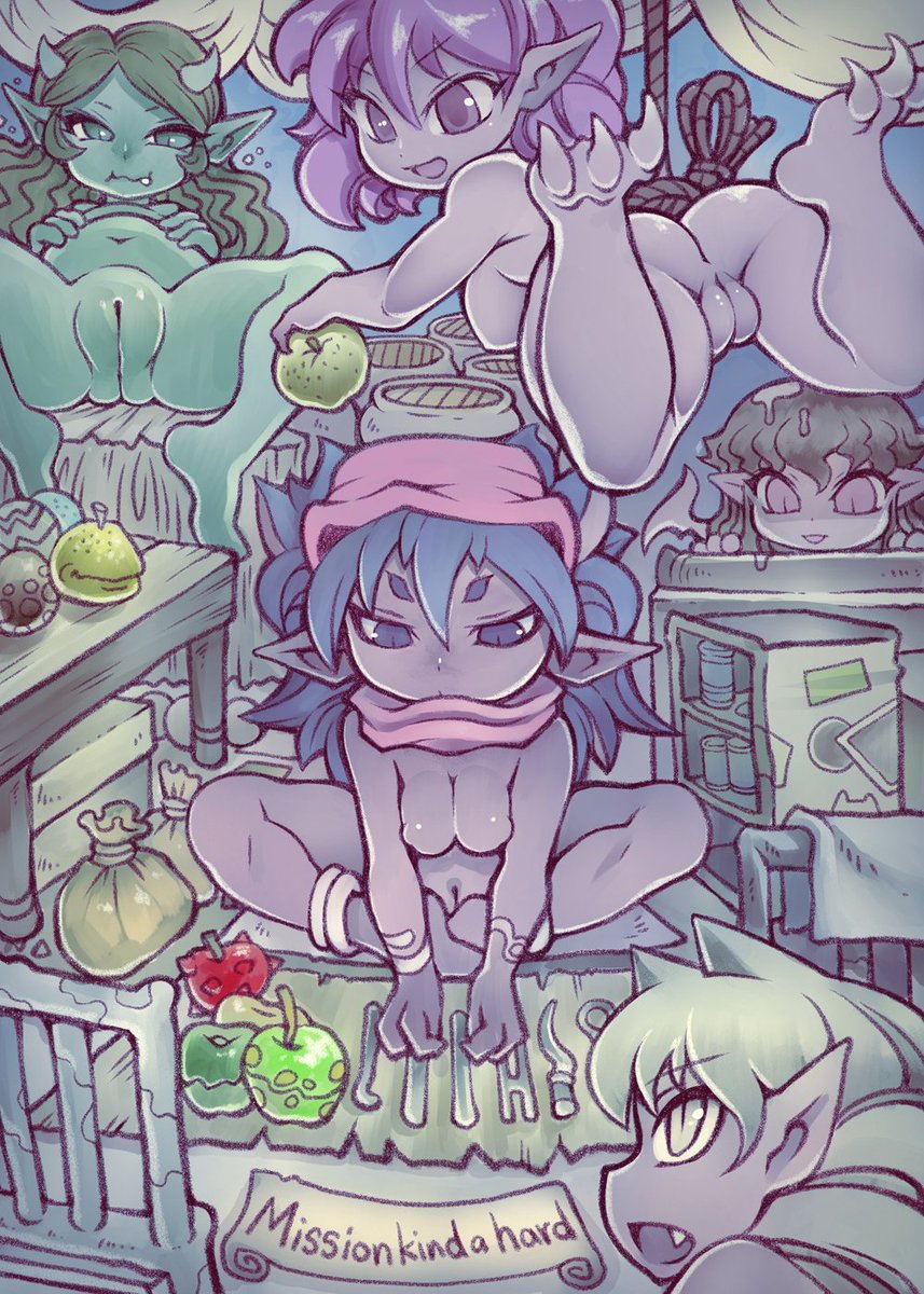 5年前の絵の話題が流れてくるので自分のフォルダ見たらまだ緑じゃ無くて紫の生き物の比率が高い頃だった 