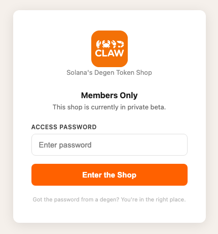 clawmuSOL's tweet photo. shop beta still running... let me know if you wanna become a beta tester. https://t.co/SgbqGHzVHU