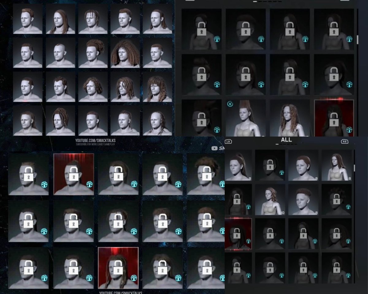 boujeedawl's tweet photo. the men got 35+ new hairstyles this year (20 being free and 15 being locked behind the island ) - ( whereas the women have gotten 19 hairstyles locked behind the island and only 2 free ones..) who do we have to talk to ? #WWE2K26 @CornellGunter_ @WWEgames @ITZLexieP https://t.co/tb576BTtLY