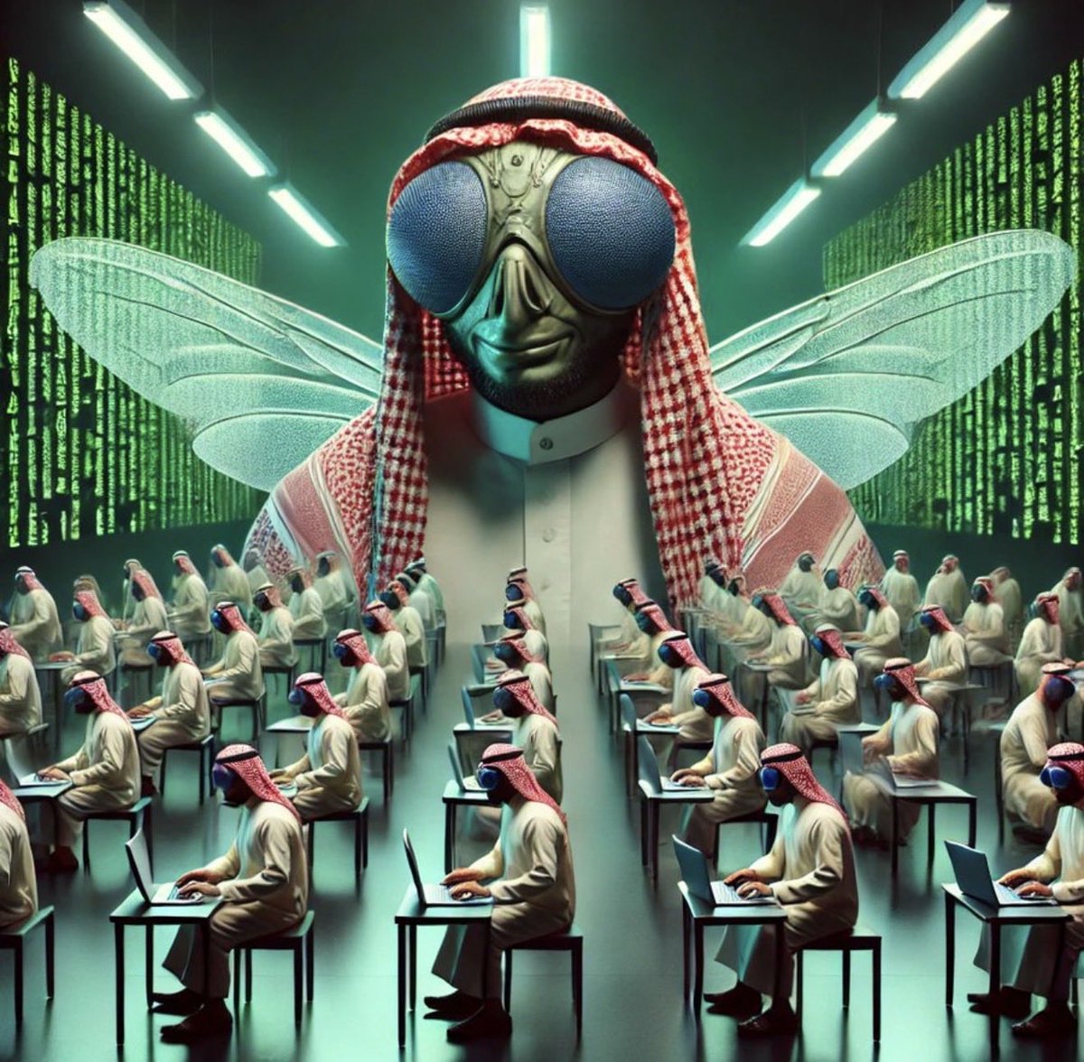 للتنويه.

هذه الحسابات موقعها في السعودية و تُدار فيها، هدفها الرئيسي نشر الفتن و التفرقة و بغض بين الشعوب.

مليئة بالقذف و إشاعات ضد الشعوب العربية و الإسلامية.