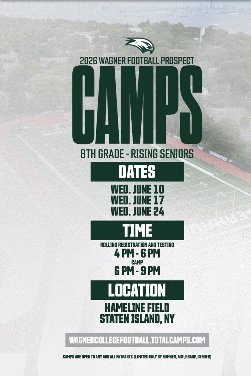 BrandonRoy1708's tweet image. Appreciate the invite @Wagner_Football 

Hoping to make it out to compete! @FBCoach_Sino 
@CoachRossNCSA #NCSA #Training247 #senioryear2027 #2027OL