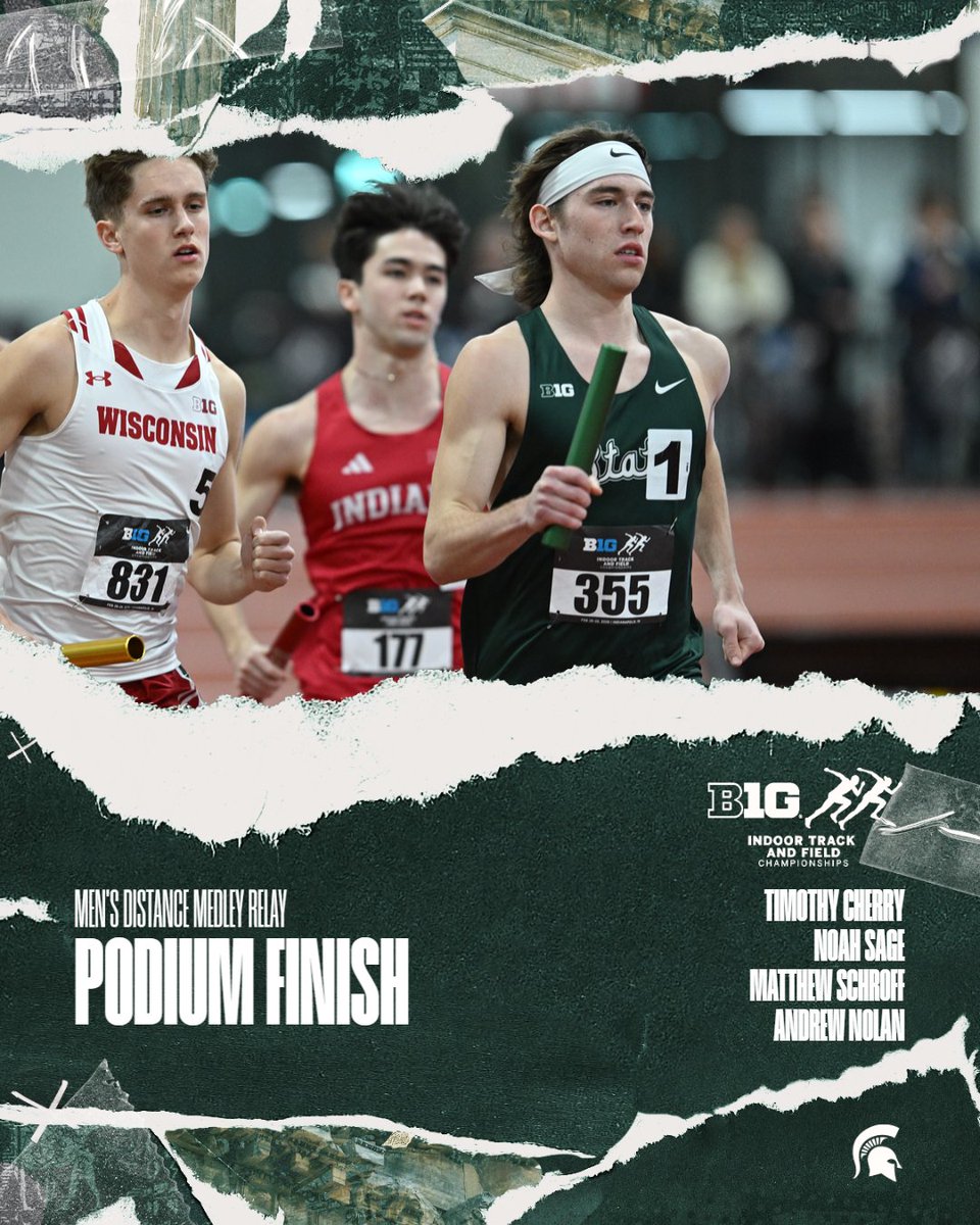 Day 1⃣, ends with the men's DMR reaching the podium with an eighth-place finish (9:43.69)!