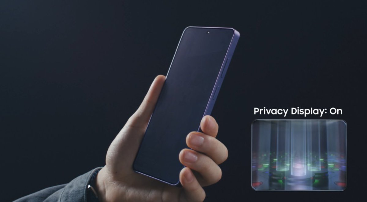 Notification Privacy Display WORLD'S FIRST PRIVACY DISPLAY 😲 Samsung unveiled the all-new Galaxy S26 ...