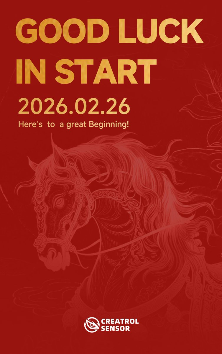 TechCool10's tweet photo. May everything go smoothly on the tenth day of the first lunar month! Creatrol Sensor officially starts production! https://t.co/0DgqFM5cEl