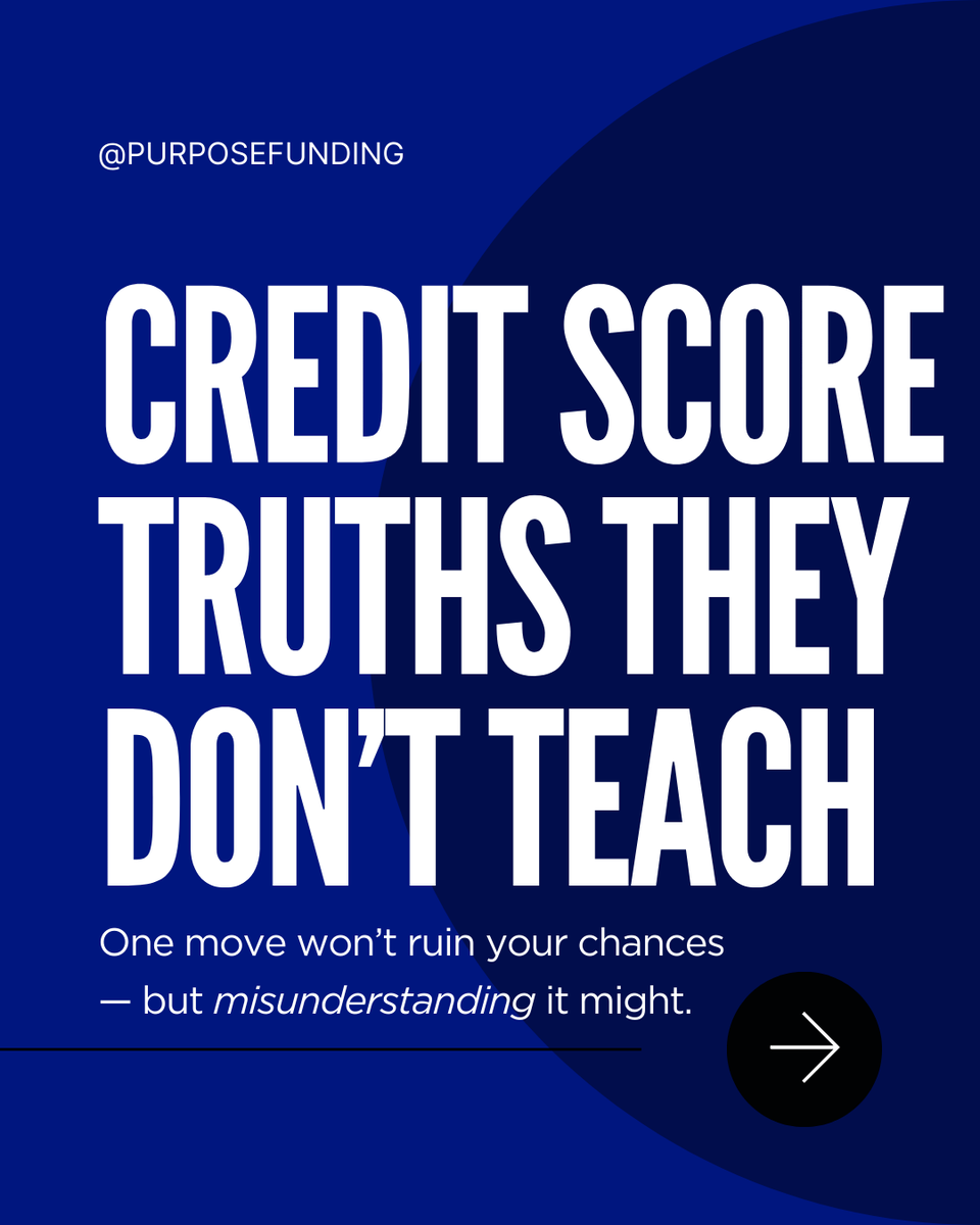 purpose_funding's tweet photo. If your score feels stuck, focus on what actually moves it:
✔ Pay on time — every time
✔ Keep balances under 30% of limits
✔ Avoid opening new accounts right before applying
Want to see where you stand?
📲 (866)577-3863 
💻 https://t.co/kbEpNITSLu
.
#CreditConfidence #Mortgage https://t.co/XhoN5X4bPH