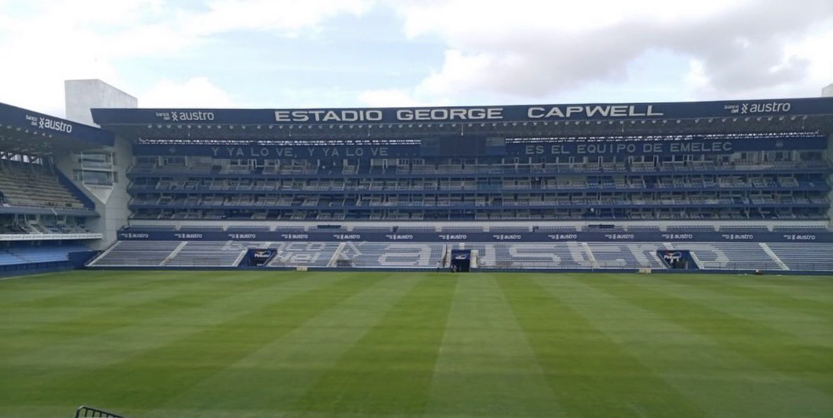 QUE NO FALTE NADIE|| 🏟️ Luego del tratamiento y todo el trabajo realizado al césped del George Capwell así luce la casa del Club Sport Emelec quedando todo listo para el duelo del fin de semana 🔵⚡️ 

<a href="/kchradio/">KCH RADIO 90.9FM</a> 90.9 FM 📻