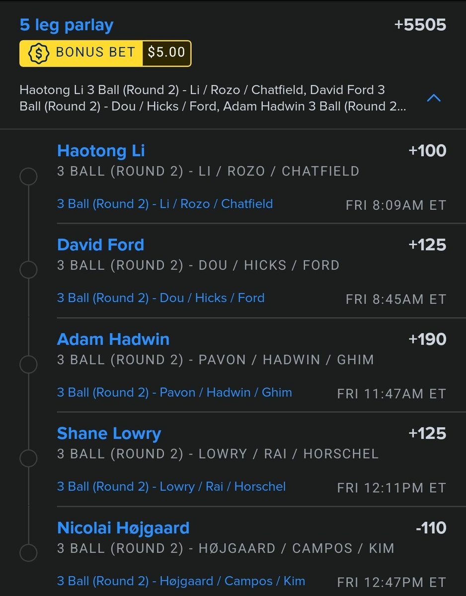 joshuadasilva's tweet image. ⛳ Round 2 3 ball. Round 1 top guys didn't shoot their best. Roind 2 expecting bounce backs and others to win their group again. GL if tailing.