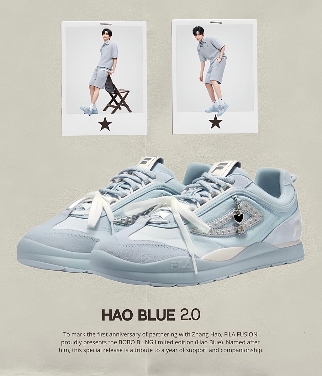haoscan's tweet photo. fila bobo bling limited edition HAO BLUE ★ https://t.co/oLVpTfX8Vn