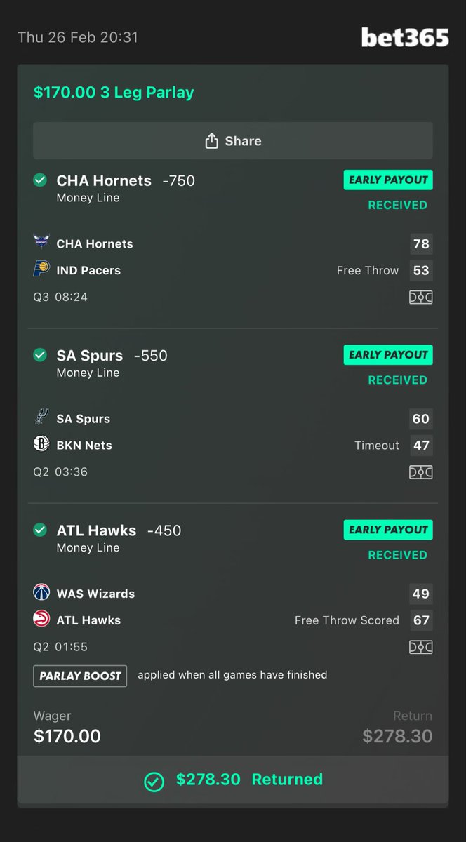 ThatCarthGuy's tweet photo. @beatingthebook another brain dead parlay hits early thank you sir #ang tankapalooza https://t.co/9XiyKYeGXC