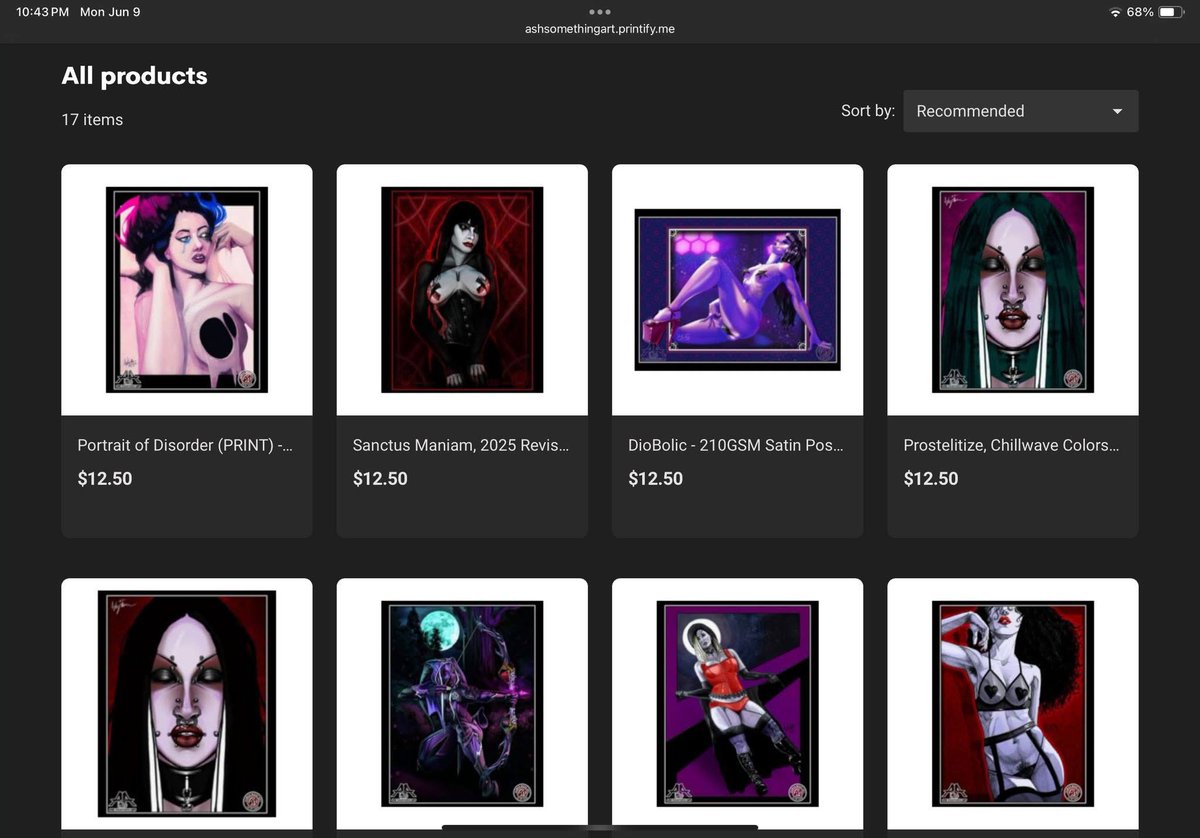 AshSomethingArt's tweet photo. Want an awesome work from Ash Something?
Then go check out my print shop!
A lot of works are gonna go up soon but I already have a ton on there!
https://t.co/p2Ee34wItV https://t.co/MriwJKLd8s