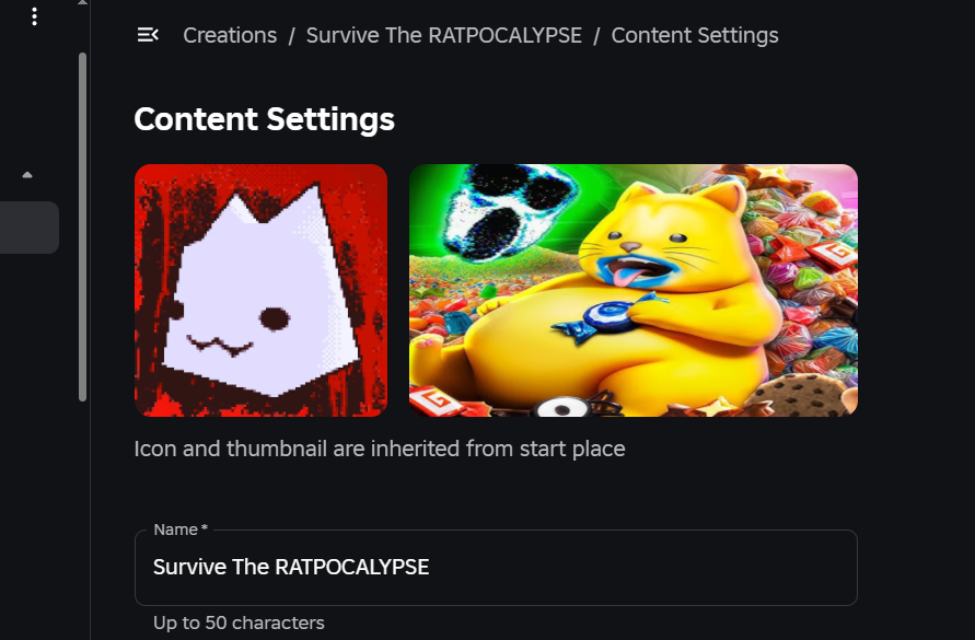 cruugoe's tweet photo. i love opening my game settings just to be greeted by this image every single time #ROBLOXDev https://t.co/gWAmXWBV9Y