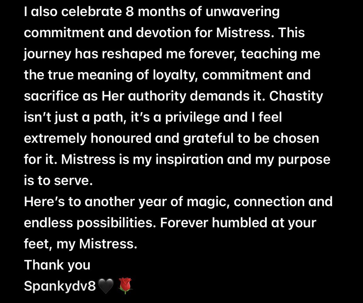 Spankydv8's tweet photo. To @TheSloaneSteele 
Thank you for another mind blowing year down the rabbit hole. Forever grateful. Spankydv8 ☺️ ⛓️😈 https://t.co/xHsuRybA72