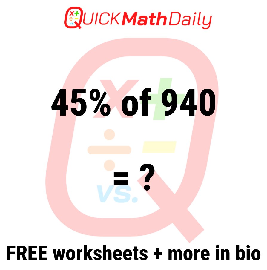 Quick Math Daily Brain Boost 🧠 tweet media