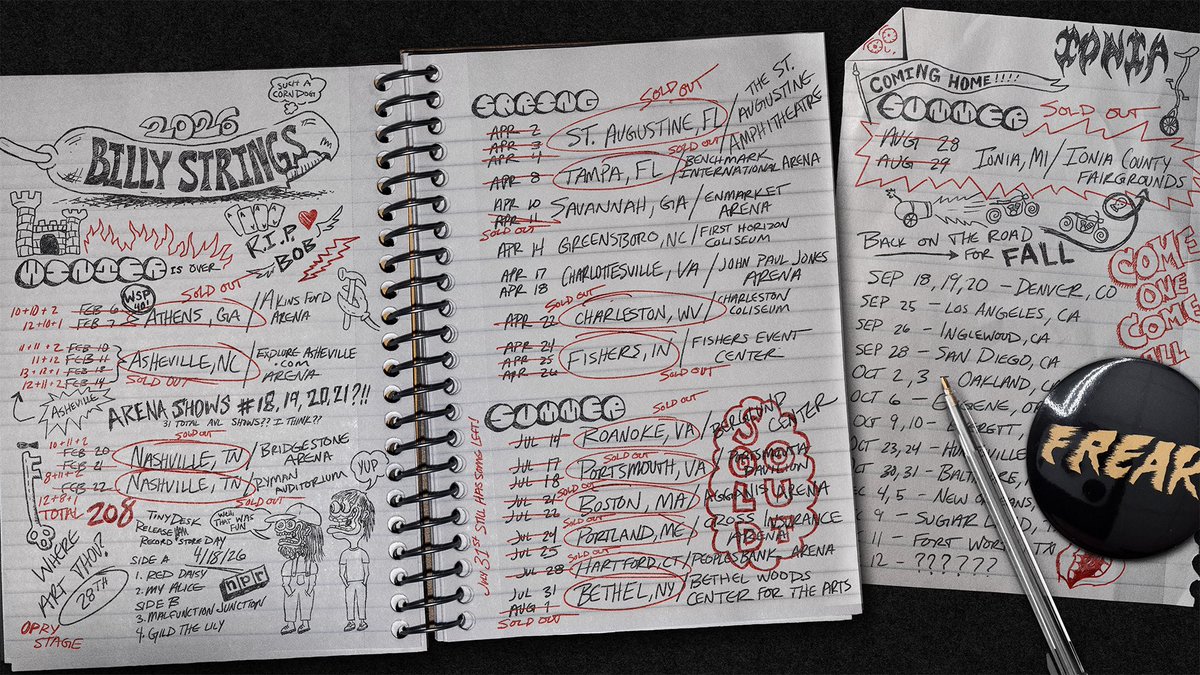 Billy Strings tweet media