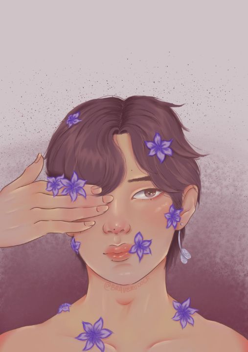 braverudolf's tweet photo. Art of the Day! "FlowerBoy". Buy at: https://t.co/WoVI0HuXIo https://t.co/a8AgA6NYrq