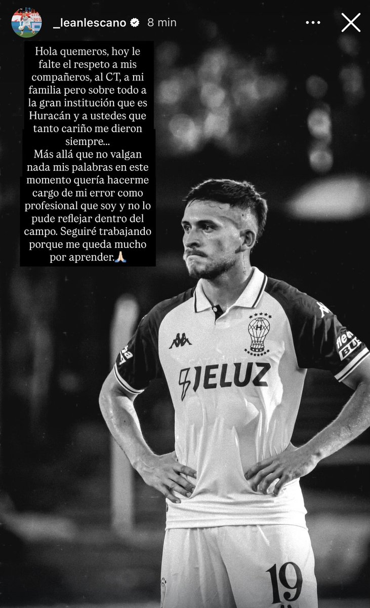 #Huracán es el club en el que se van turnando los jugadores para pedir disculpas pero en el que los DT, Secretario Deportivo y dirigentes NUNCA PIDEN DISCULPAS.