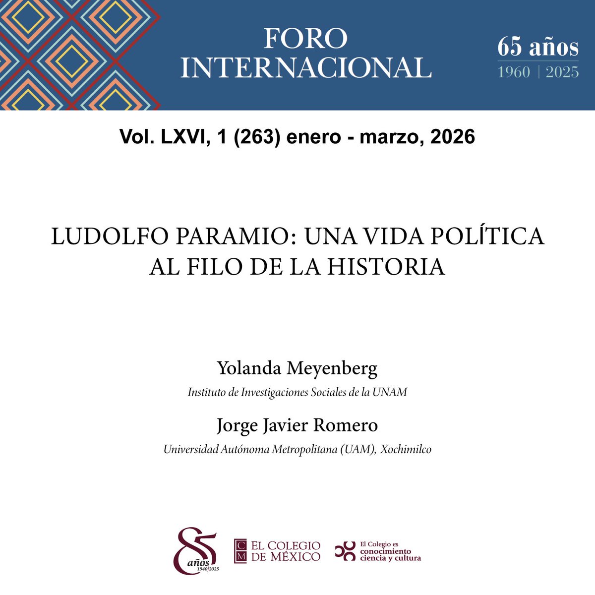 El Colegio de México tweet media