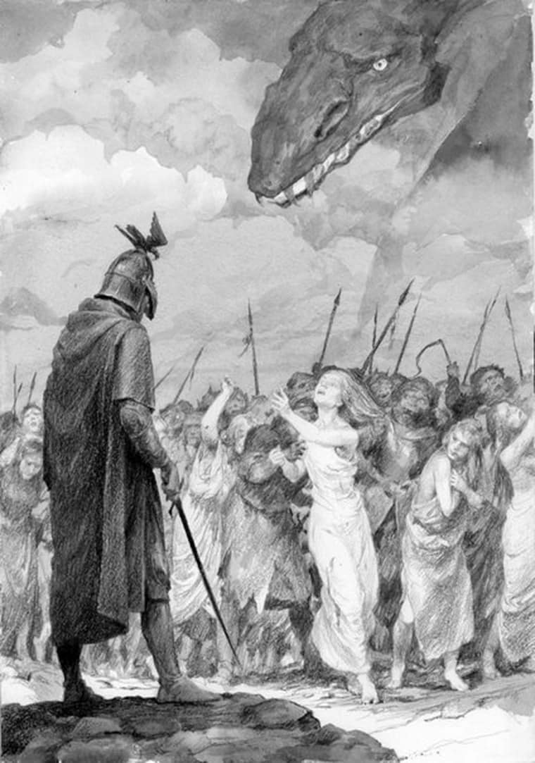 Finduilas is led past Turin and her screams are unheard as he was under the spell of Glaurung
🎨Denis Gordeev