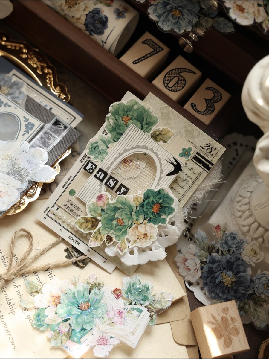 taopeach68's tweet photo. The holiday is over and spring is here. Today, I'm sharing two cute collage cards.😘😘 
#junkjournaling #scrapbooking #journalsay #paperart #craftsupplies #craftcommunity #pollysplace #artjournaling #artjournal #junkjournal #crafts https://t.co/aQO0n9JxLQ