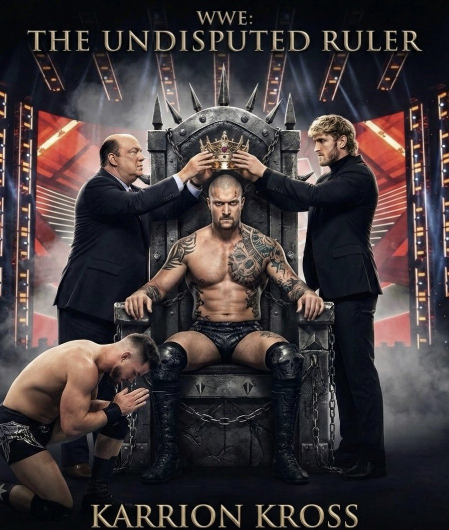DirtyDomDom's tweet photo. It’s Perfect makes perfect sense for Karrion Kross to make a comeback as the leader of The Vision. 

Recently PAUL HEYMAN TEXTED KARRION KROSS MID INTERVIEW and soon after fans have started speculating him to be the leader of The Vision. https://t.co/iTpB9FtMW4
