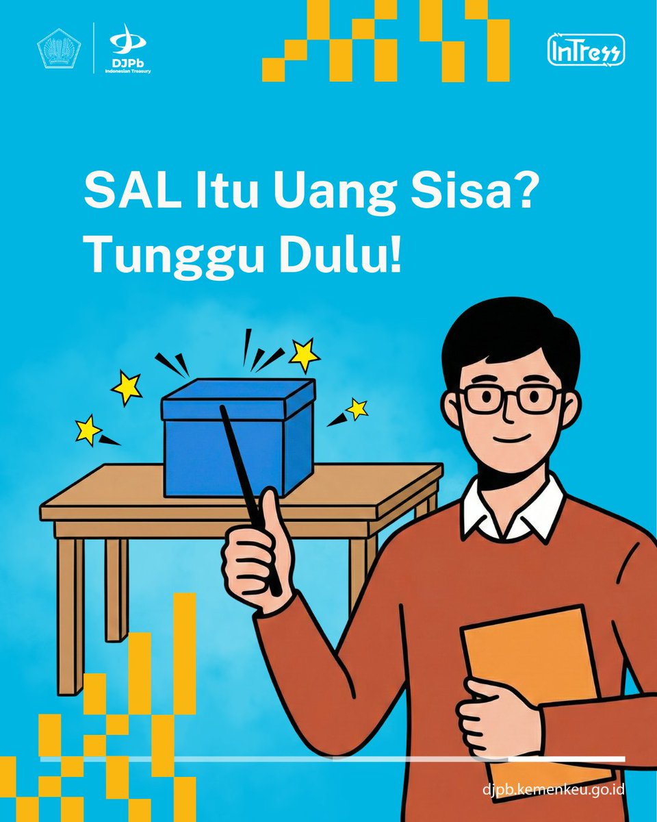 DJPb_Kemenkeu's tweet photo. Banyak yg mengira SAL hanyalah “uang sisa” dari APBN.
Padahal, SAL adalah cadangan negara yg terbentuk dari akumulasi sisa anggaran thn sebelumnya (SiLPA).
Ini bukan sumber baru. Bukan jg uang bebas pakai.
SAL digunakan untuk menutup defisit, kebutuhan darurat, stabilitas fiskal. https://t.co/WNetztHPgm