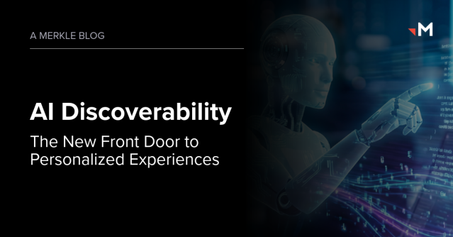 The front door to your brand has moved, and AI is the gatekeeper. In Merkle's blog, discover how to stay visible, trusted, and discoverable in an AI-first world: bit.ly/4r5xaOh
