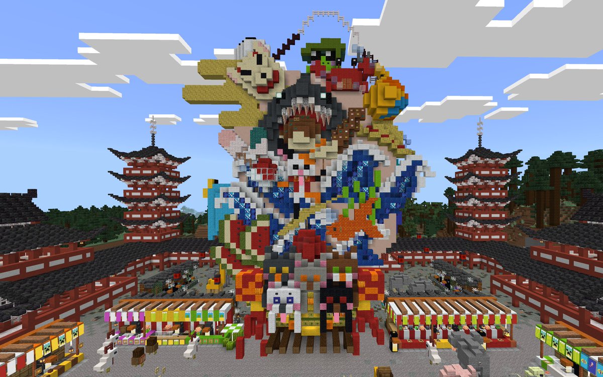 backyardfamcup's tweet photo. #マイクラ建築コンテスト
#BACKYARDFAMILYCUP
🏆前回受賞作品をご紹介🏆

アダルト部門最優秀賞🏅
GECKOWAND さん
『昼はにぎわい、夜は妖し -動物たちの夏-』

他の受賞作品も必見です👇
https://t.co/My8NQT0EeF

📣現在募集中の第3回についてはリプへ！

#Minecraft https://t.co/U8R9PW6JgU
