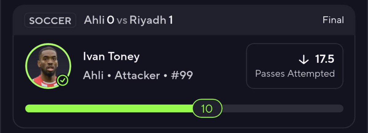 hidrogopicks's tweet photo. SOCCER ⚽️ POTD 🔒

“IVAN TONEY” “U” 17.5 PASSES ATTEMPTED ✅

STOP MISSING OUT AND START TAKING ACTION TODAY! 🫵🏼

MAKE SURE TO HAVE NOTIFICATIONS ON FOR THE NEXT PLAY! 🔔

PREMIUM PAIR CASHED TOO! 🤑🔥

https://t.co/QaoEHDamK7

#PrizePicks | #GamblingX https://t.co/AQ4i4KNdYh