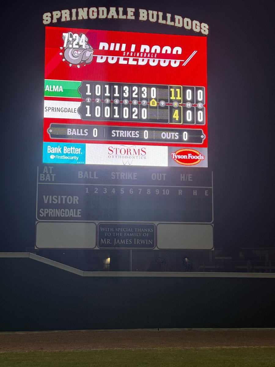 Airedales take home a W in the Benefit game @ Springdale. Opening day is Monday @ Dardanelle!
#BeElite