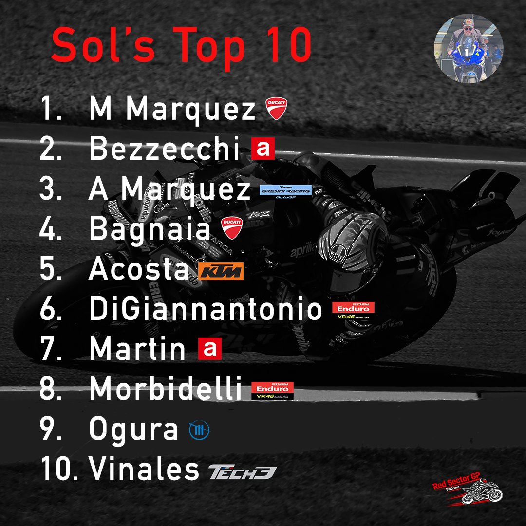 RedSectorGP's tweet photo. Our predictions for the 2026 MotoGP season are now up - do you think any of us got it spot on, or would you have included someone else? Make sure to listen to this week's episode to hear our justifications wherever you get your podcasts! https://t.co/SK6nbjPftd