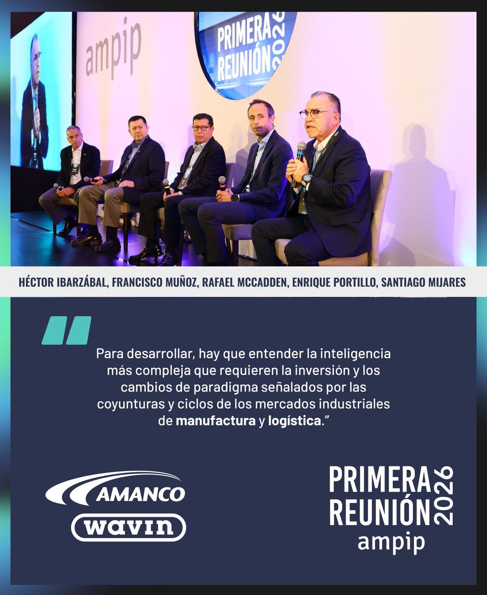 AMPIP Asociación Mexicana de Parques Industriales tweet media